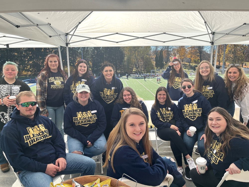 NSSLHA members attend the October 30th Thiel College home football game.