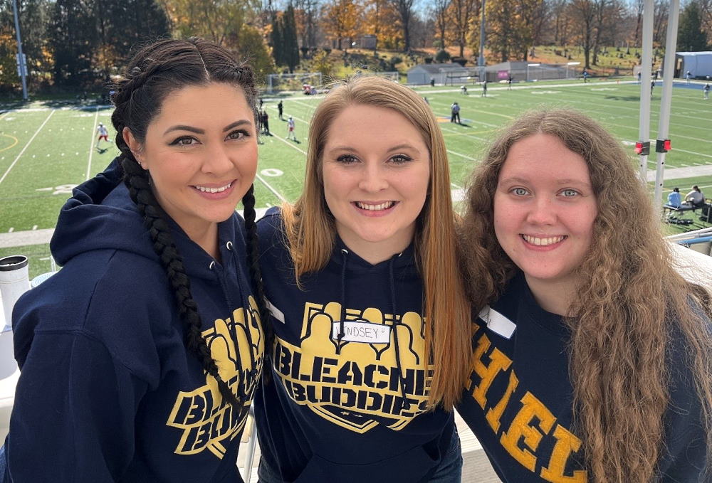 NSSLHA officers (L to R) Megan Kiley -President, Lindsey Holley- Event Planner, and Anna Gordon- Secretary