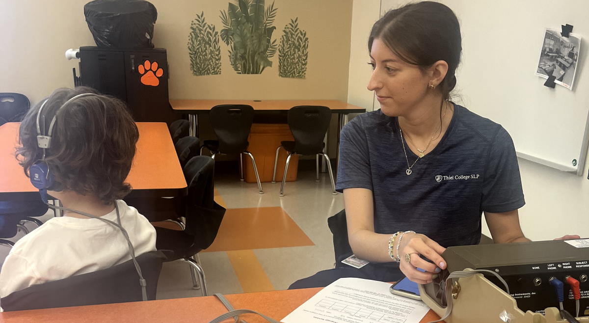 csd certificate banner student testing a child
