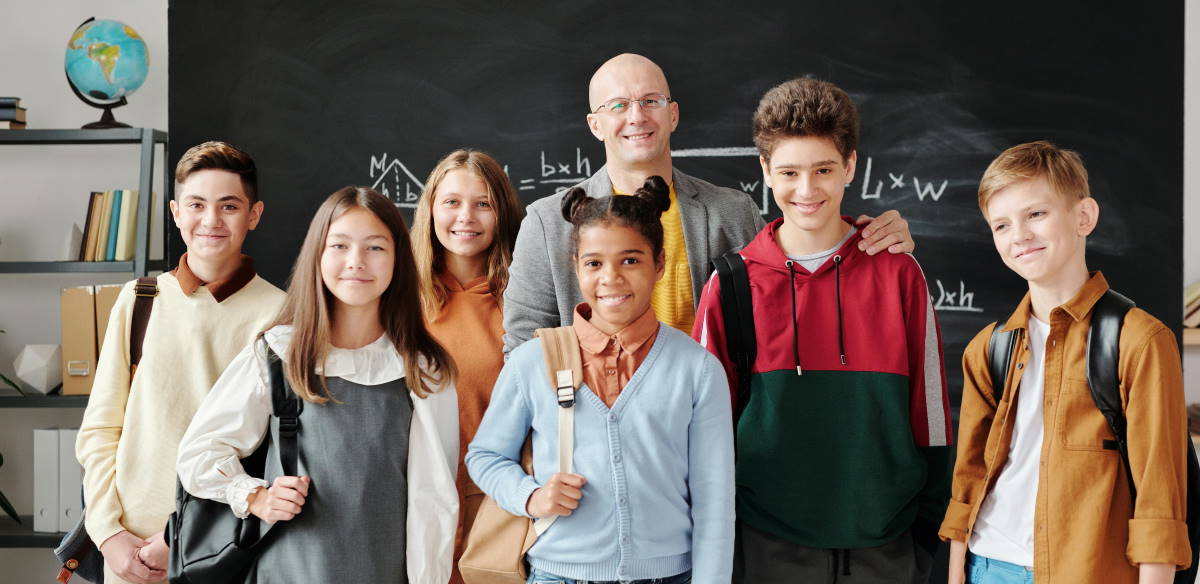 secondary education banner math students