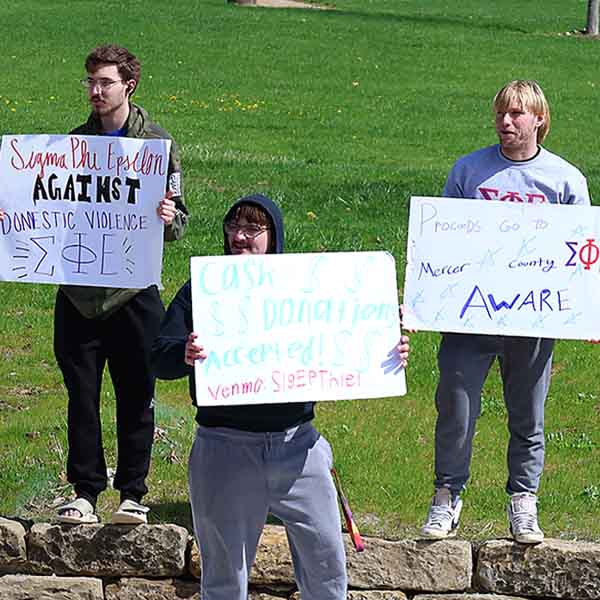 AWARE Sig Ep students collecting   2026