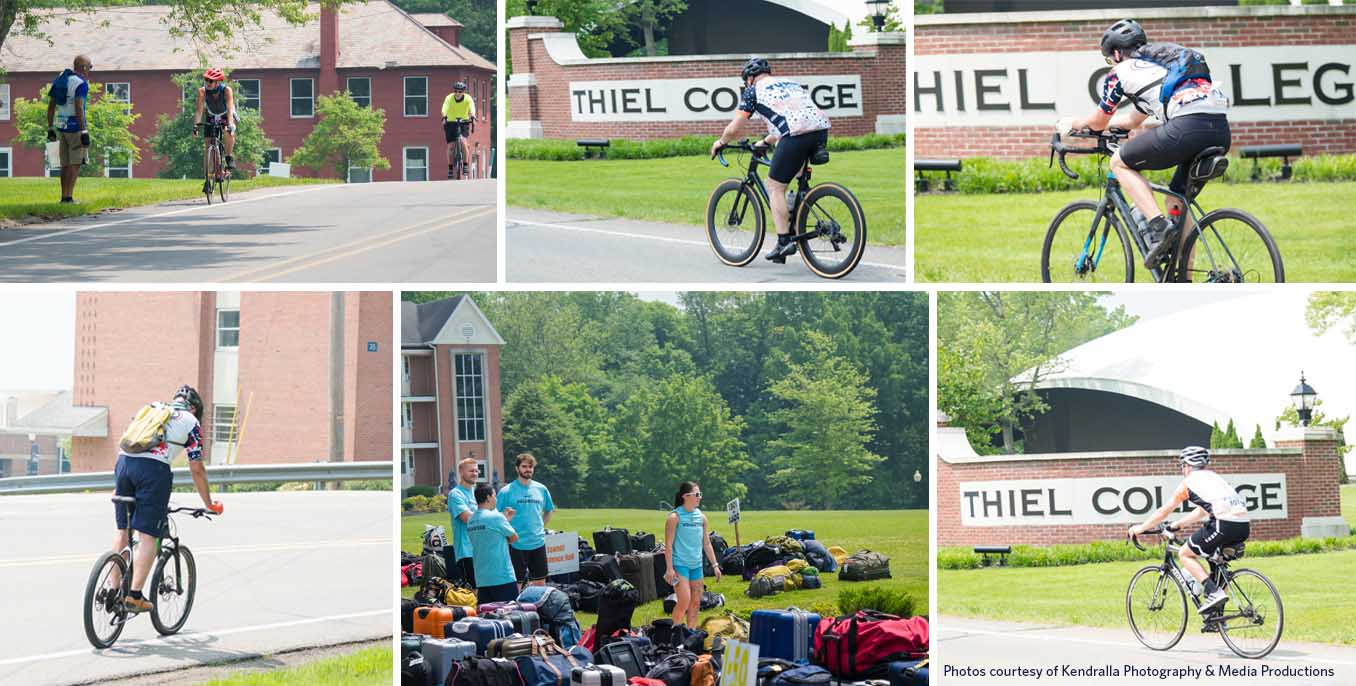 Bicyclists campus Bike MS story 2026