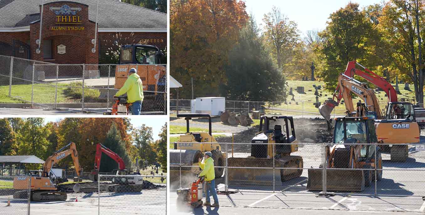 Construction Olympus machinery story 2026
