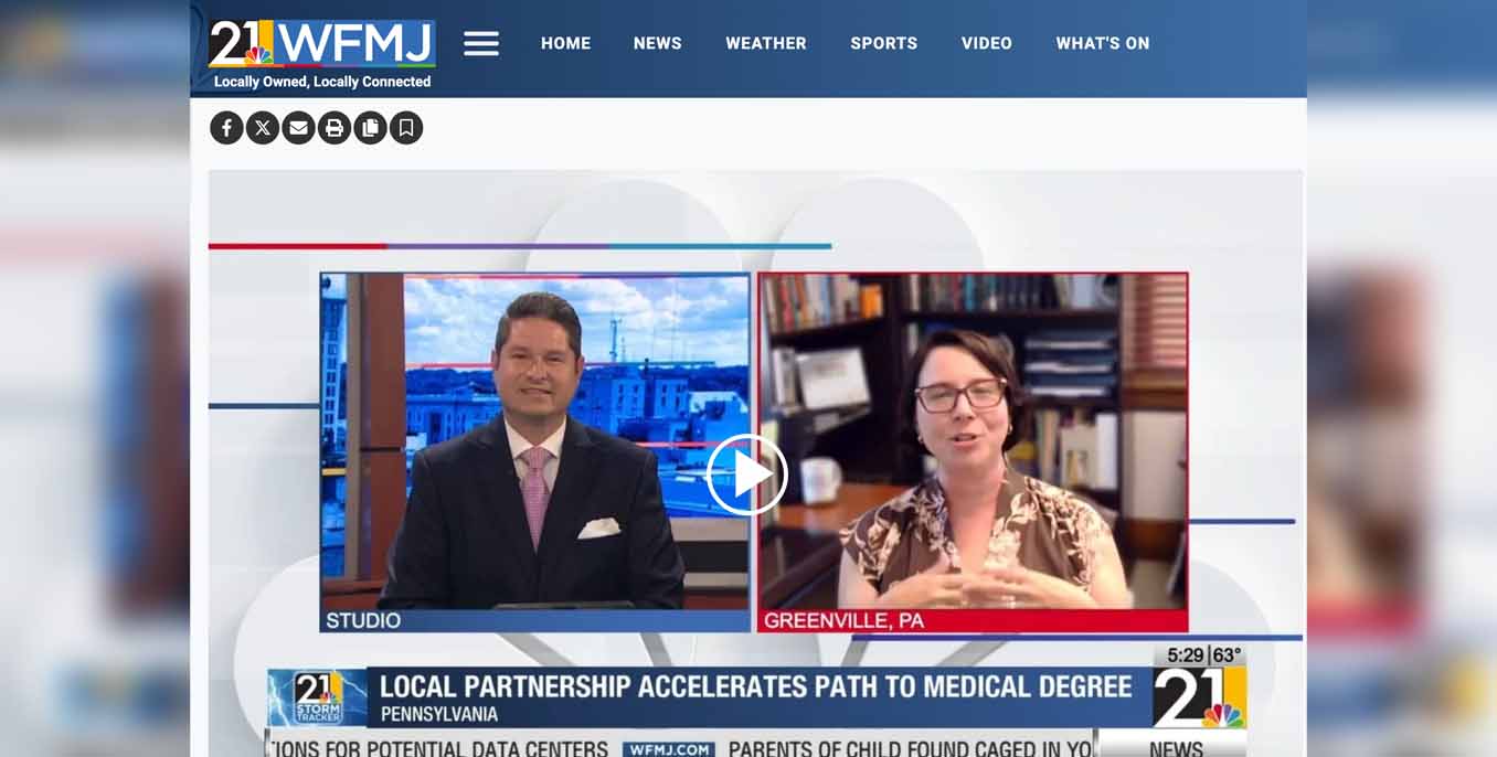 Nowinski WFMJ appeareance LECOM story 2026