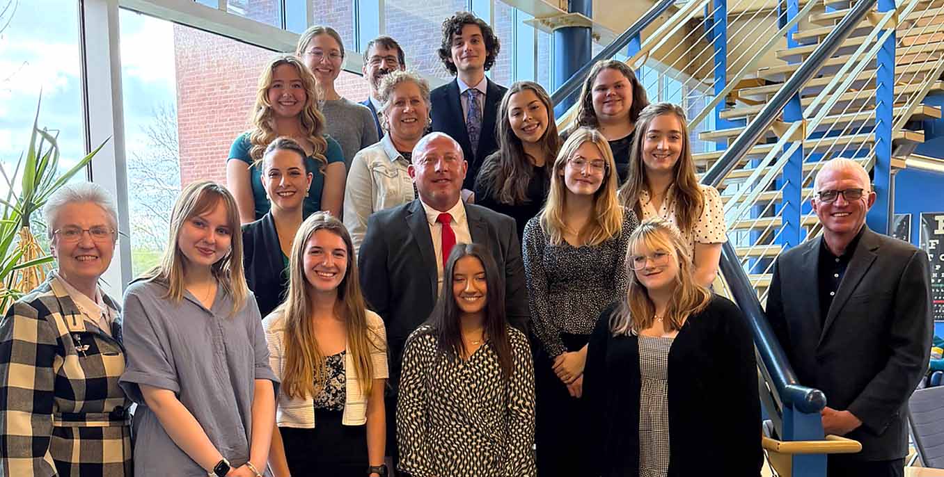 Students alumni faculty english honorary induction story 2026