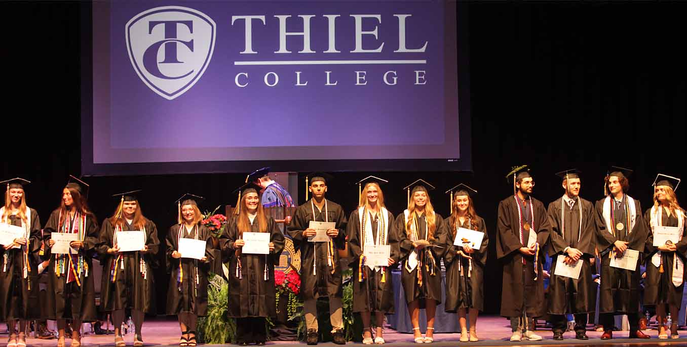Students on Stage Graduates val sal story 2026